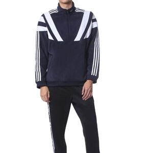 Adidas Retro Style Balanta Fleece Track Top Men Size XS